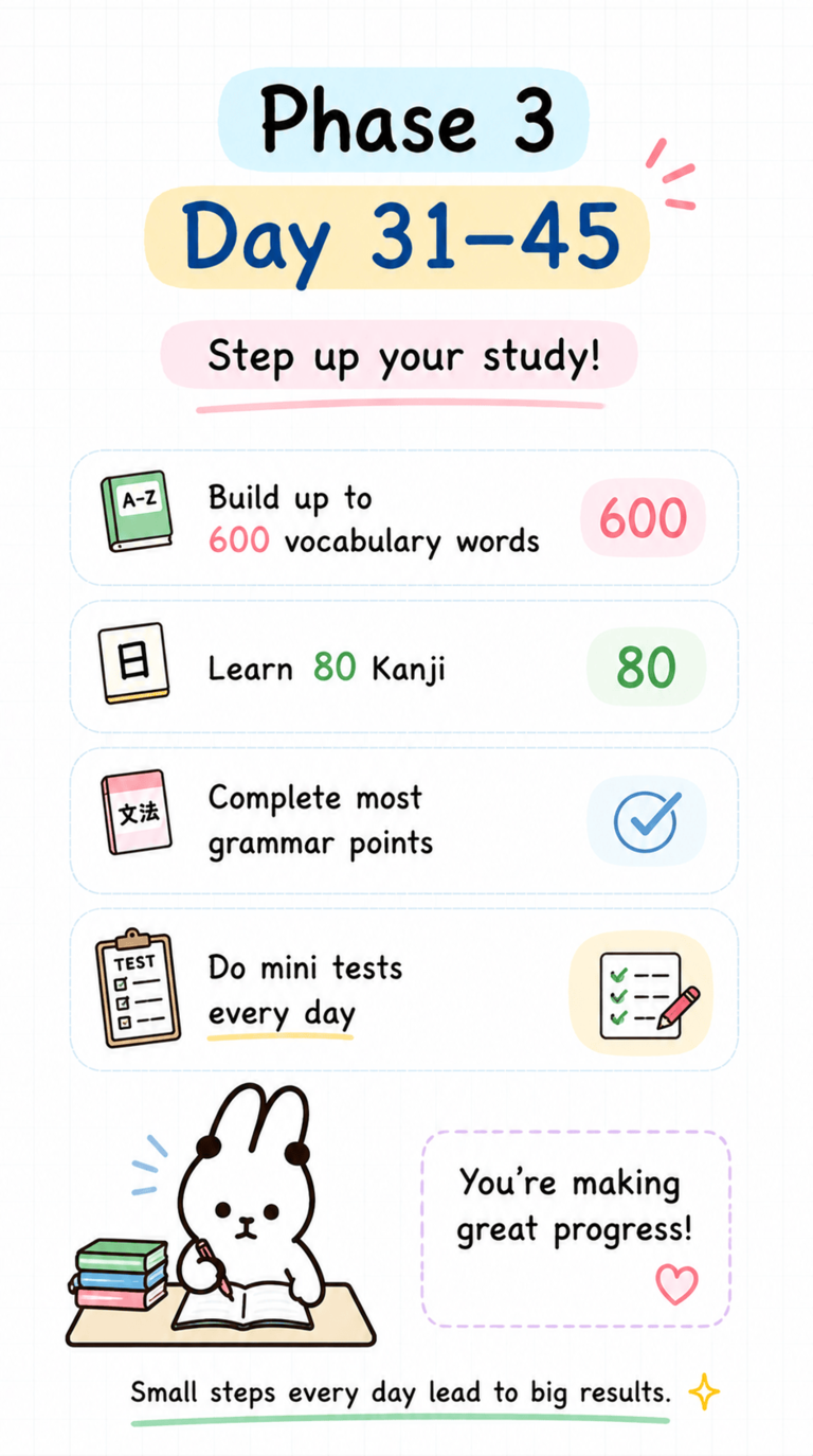 JLPT N5 listening practice screen