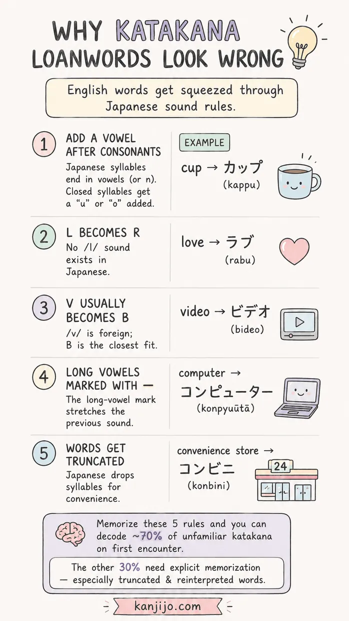 Kanjijo katakana loanwords survival study screenshot 3